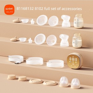 XENBEA Bilateral Electric Breast Pump Accessories 8116 Cylinder Silicone Duckbill Valve Tee 8102 Air Tube 8132