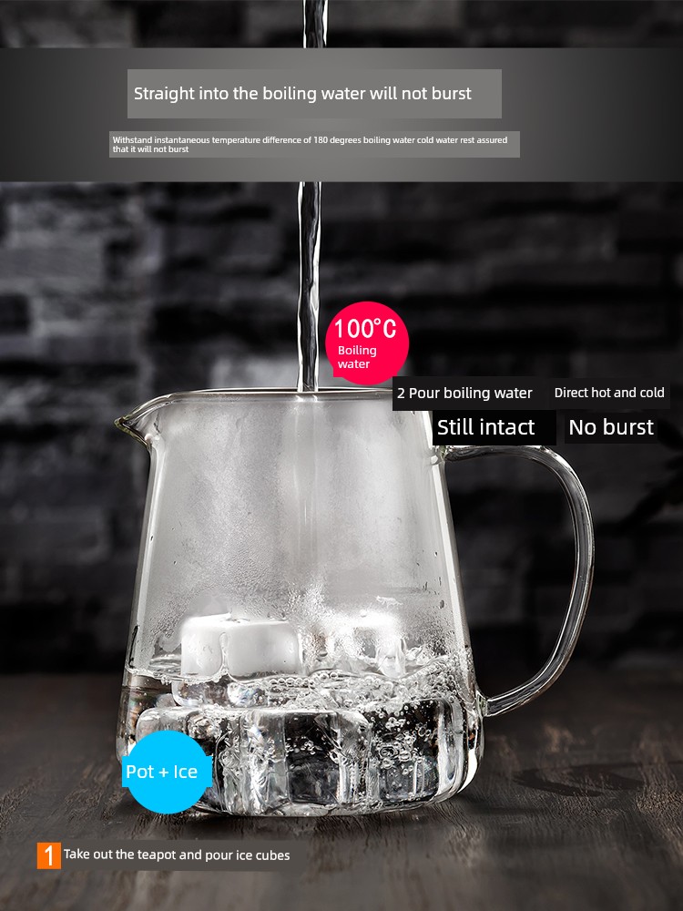 For Home Small Kettle Thick Heat-Resistant Tea Ware Glass