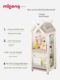 Manlong Windmill Children's Bookshelf Home Storage Rotary Picture Bookshelf Baby Reading Toy Storage Shelf