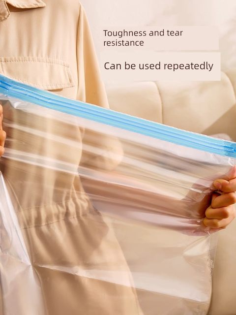 Travel vacuum compression bag suitcase hand roll portable clothing clothing down jacket storage bag household finishing bag