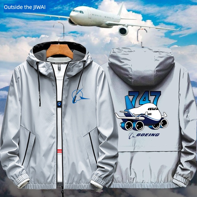 Boeing BOEING company Aeroplane Jacket loose coat