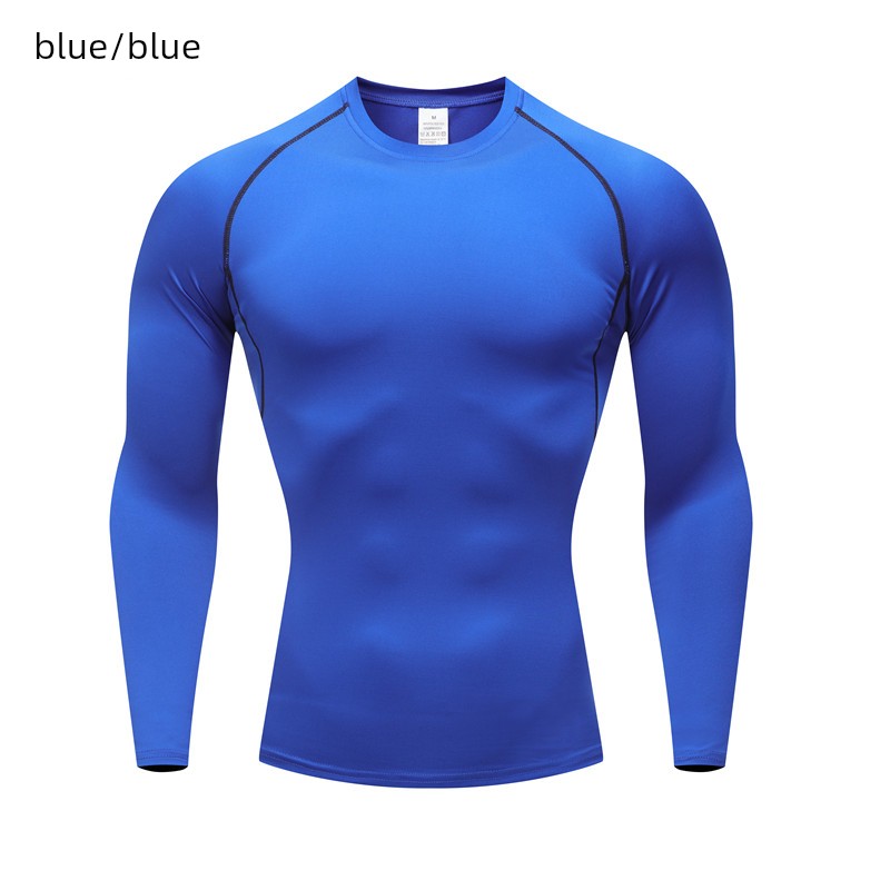 Men's Basketball Running Bottoming Shirt Long Sleeves Breathable Tights