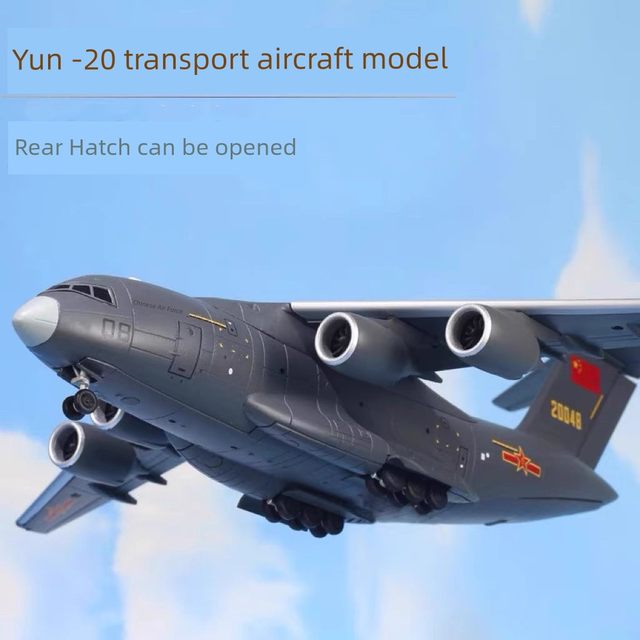1 130 Yun20 aircraft model China Y-20 Kunpeng transport aircraft alloy simulation military model gift ornament