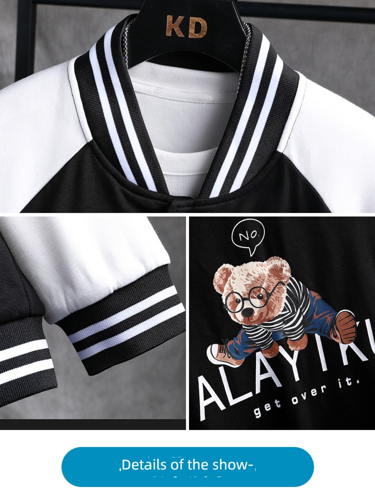 Chaopai Spring and Autumn Embroidery American style leisure time mlb