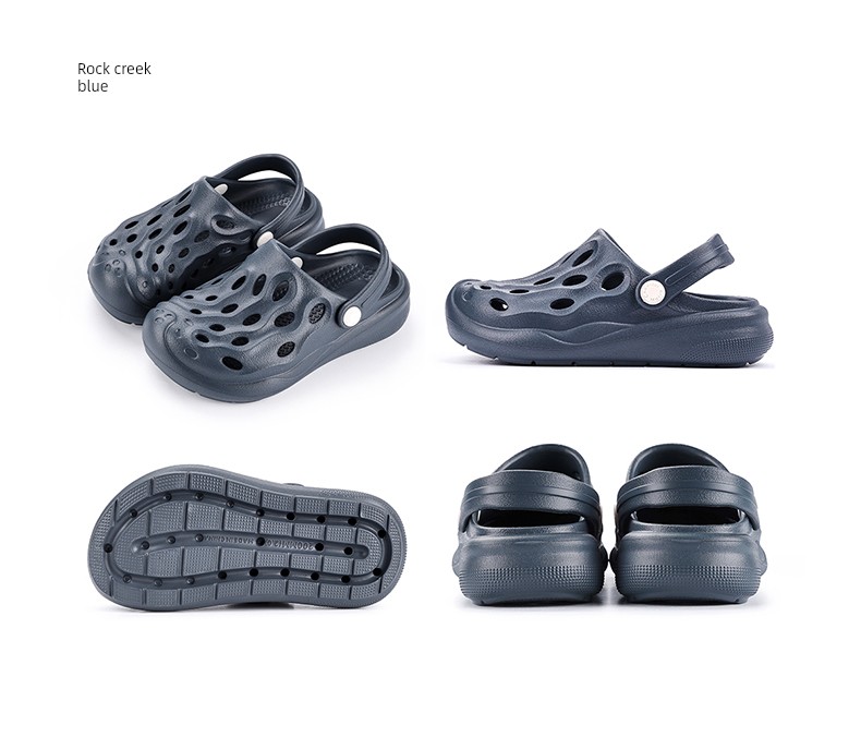 Happy Mary Children's Summer Clogs, Breathable Casual Hole Shoes for Boys, Suitable for Older Children, Outdoor Beach Sandals — 15