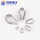 Sumeda 304 stainless steel ring chicken heart ring sheath wire rope triangle ring protective cover triangle ring boast
