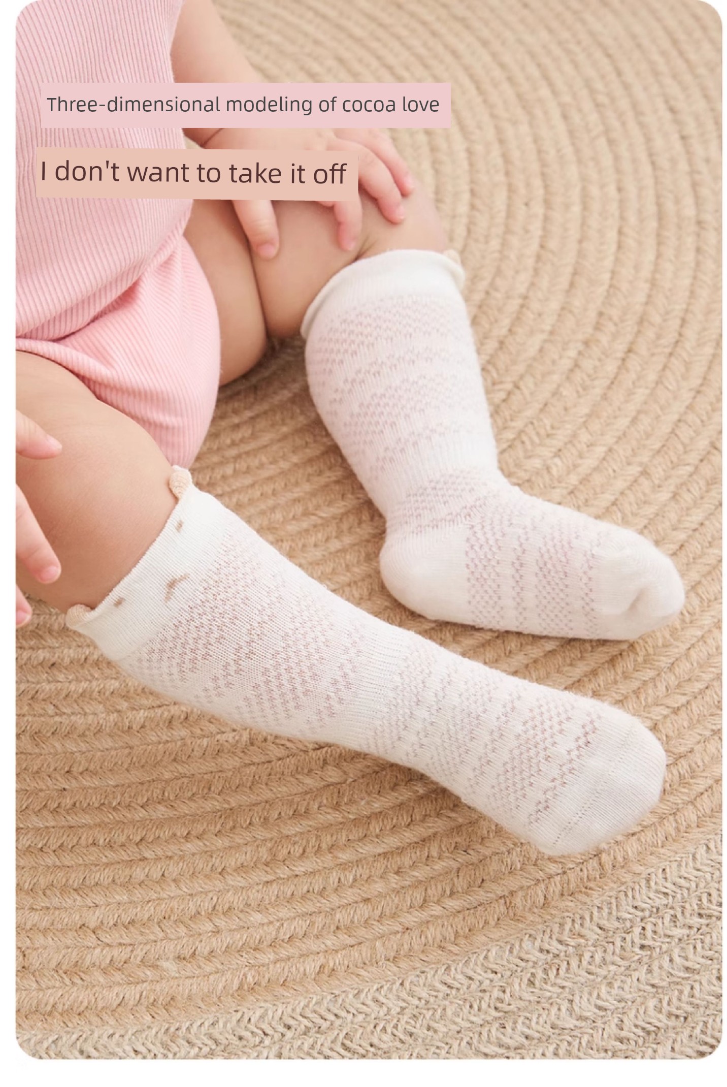 Tongtai Baby Socks Spring and Summer Thin Baby Wide Mouth Not Tight Mesh Long Socks Kids Wide Mouth Tube Socks 3 Pairs — 13