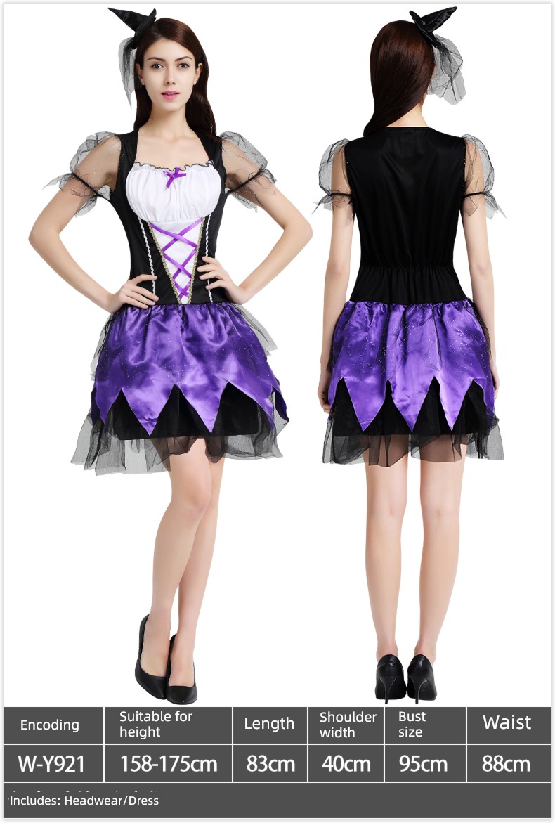 Witch longuette devil angel Halloween clothing