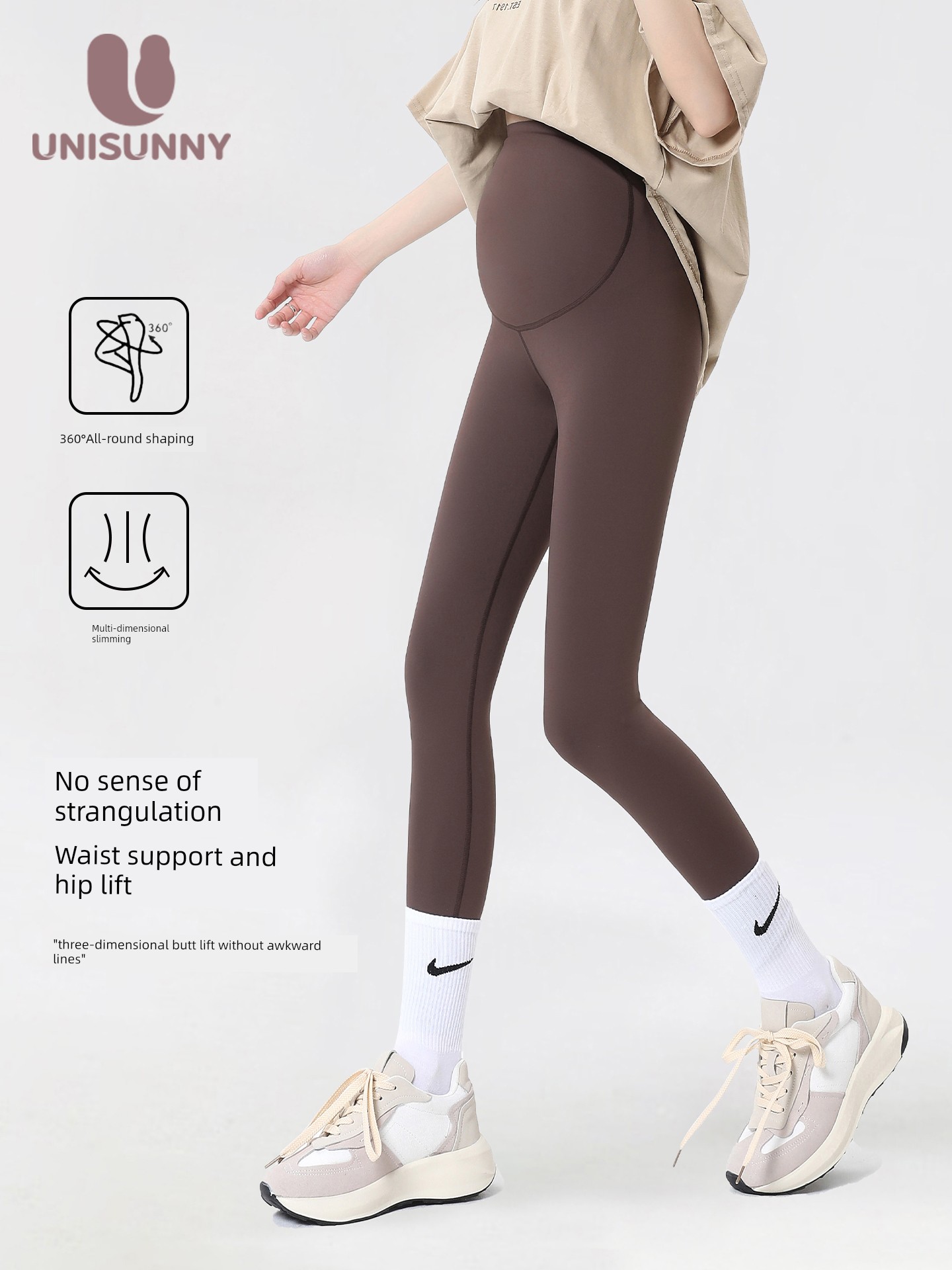 Unisunny Outwear Sports Autumn and Winter Pregnant Women's Pants — 2