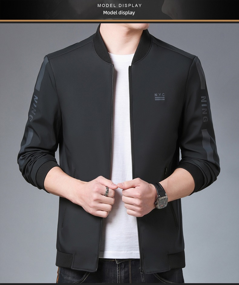 tide Spring and Autumn new pattern mlb  jacket men's wear Jacket