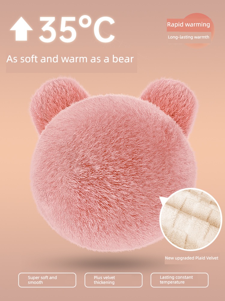 female Strawberry bear Long sleeve thickening Flannel winter pajamas