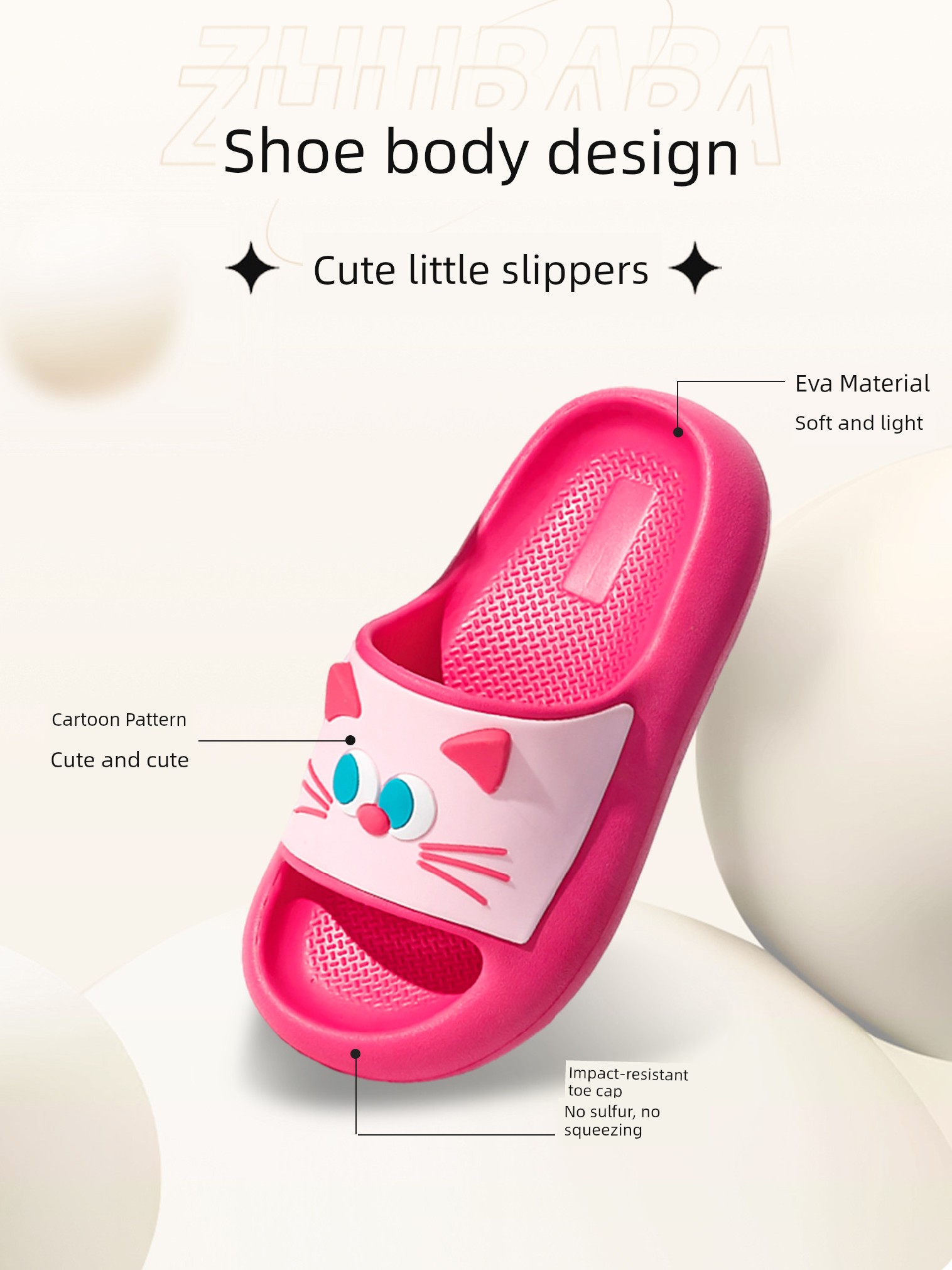 Children's Slippers for Girls and Boys, Summer Indoor Home Bathroom Non-Slip Slippers for Kids — 2