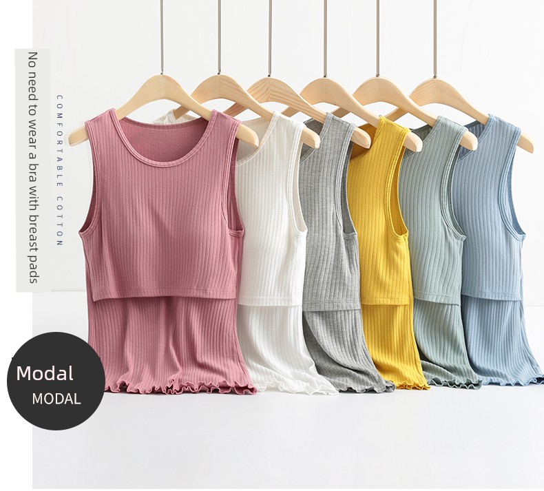 Breastfeeding Vest for Pregnant Women, Modal Undershirt for Pregnancy, Suitable for Breastfeeding, Thin Style for Autumn, Winter, and Summer — 3