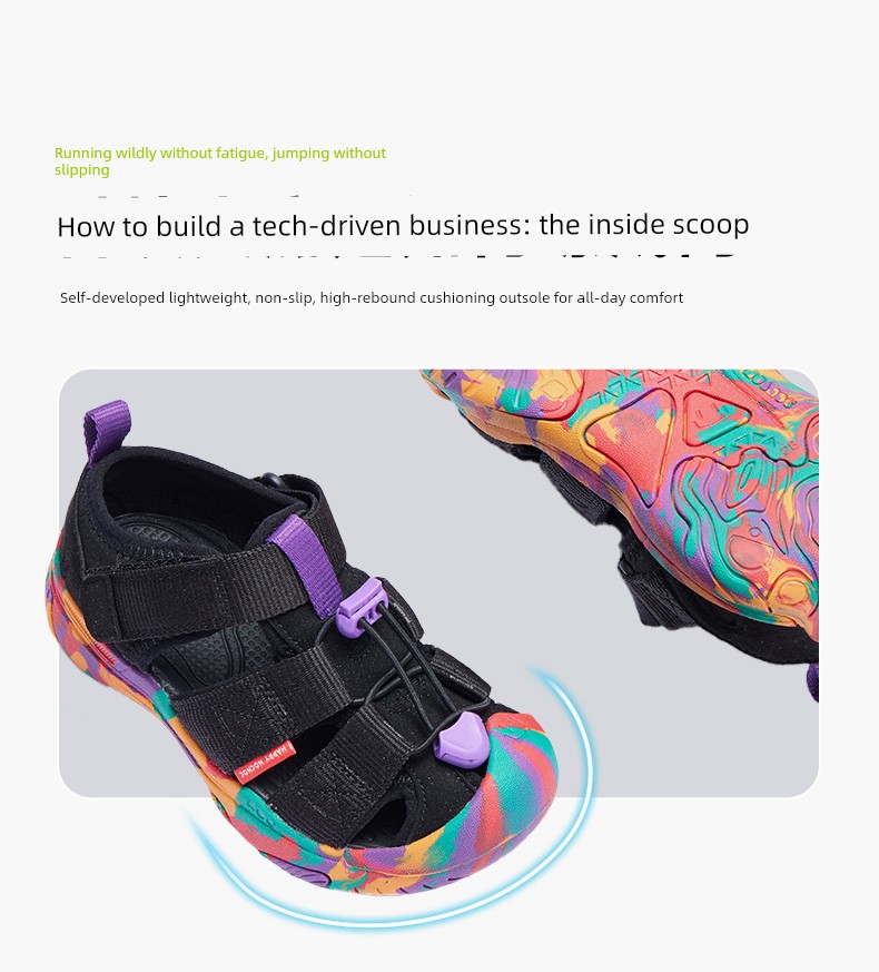 【Noc Adult Series】Water Shoes for Men and Women, Outdoor Sports Closed-Toe Water Shoes, Sandals, Non-Slip, Quick-Dry, Summer — 8