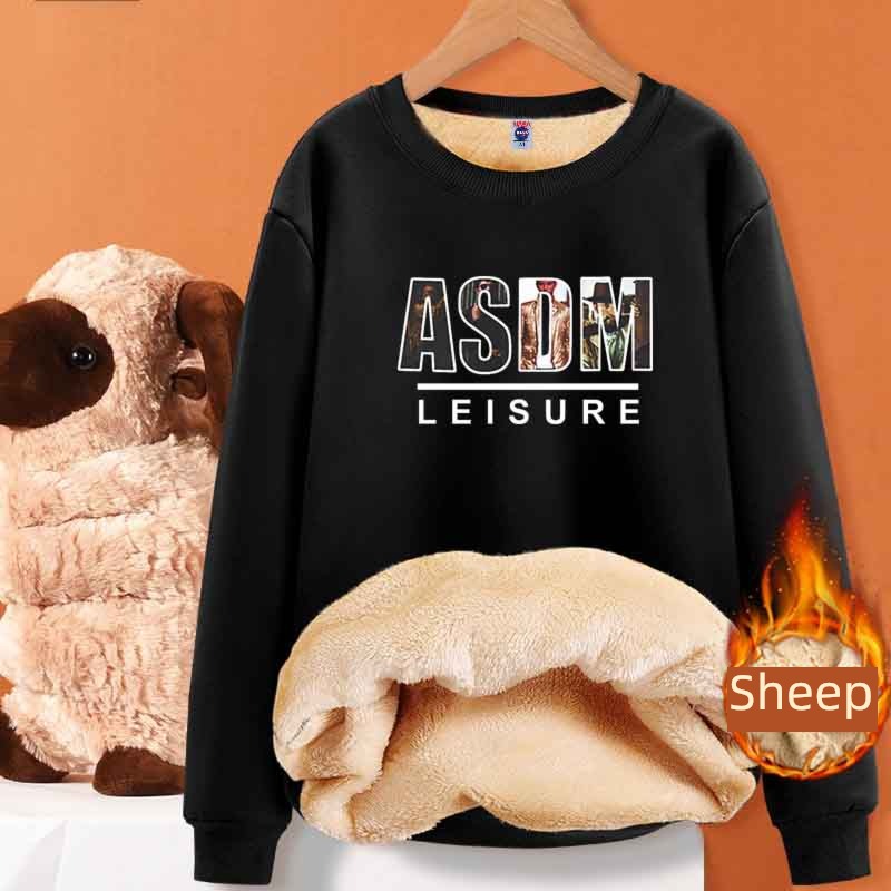 male tide winter youth Chinese style leisure time Round neck Sweater