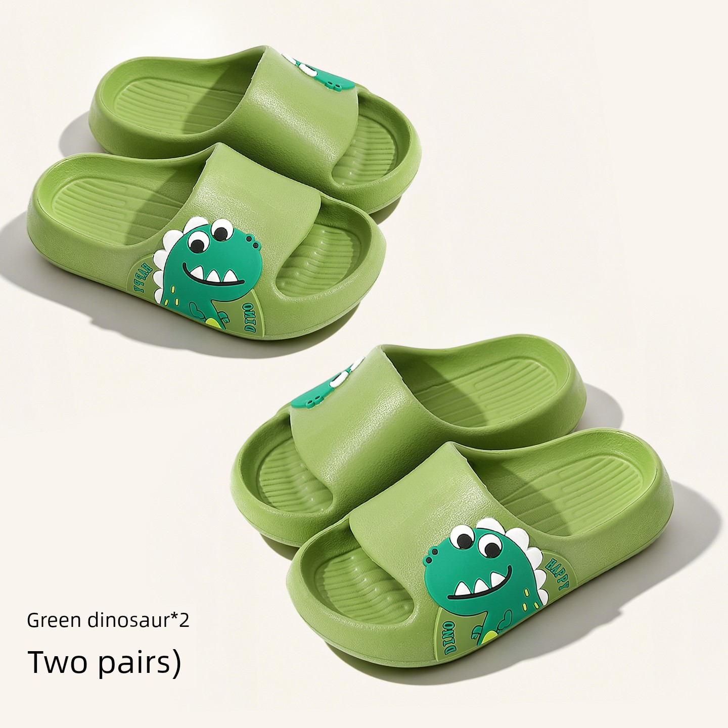 Boys Summer Indoor Non Slip Dinosaur Kids Slippers — 4