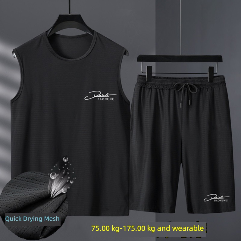 Big size summer Sleeveless waistcoat fat people motion vest