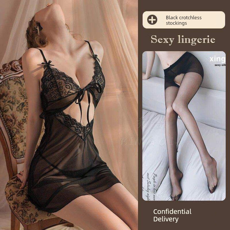 Sexy and Fun Sleepwear, Abstinence-Style Plus-Size Lace Camisole Nightdress, Abstinence-Style 2026 New Style, Mood-Enhancing and Fun Lingerie for Women — 3