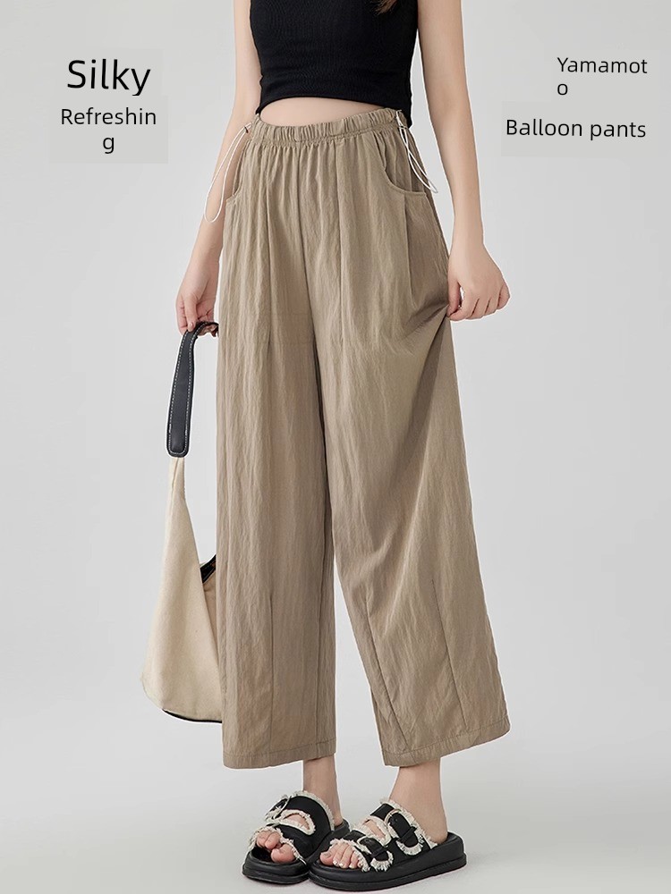 Jq Jingqi Maternity Pants Spring/Summer 2026 New Thin Style Yamamoto Pants Non-Tightening Shorts for Pregnant Women — 5