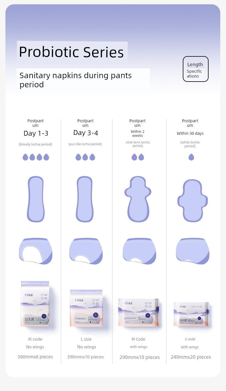 October Crystalline Discharge Lochia Menstrual Period Maternal Sanitary Napkin — 9