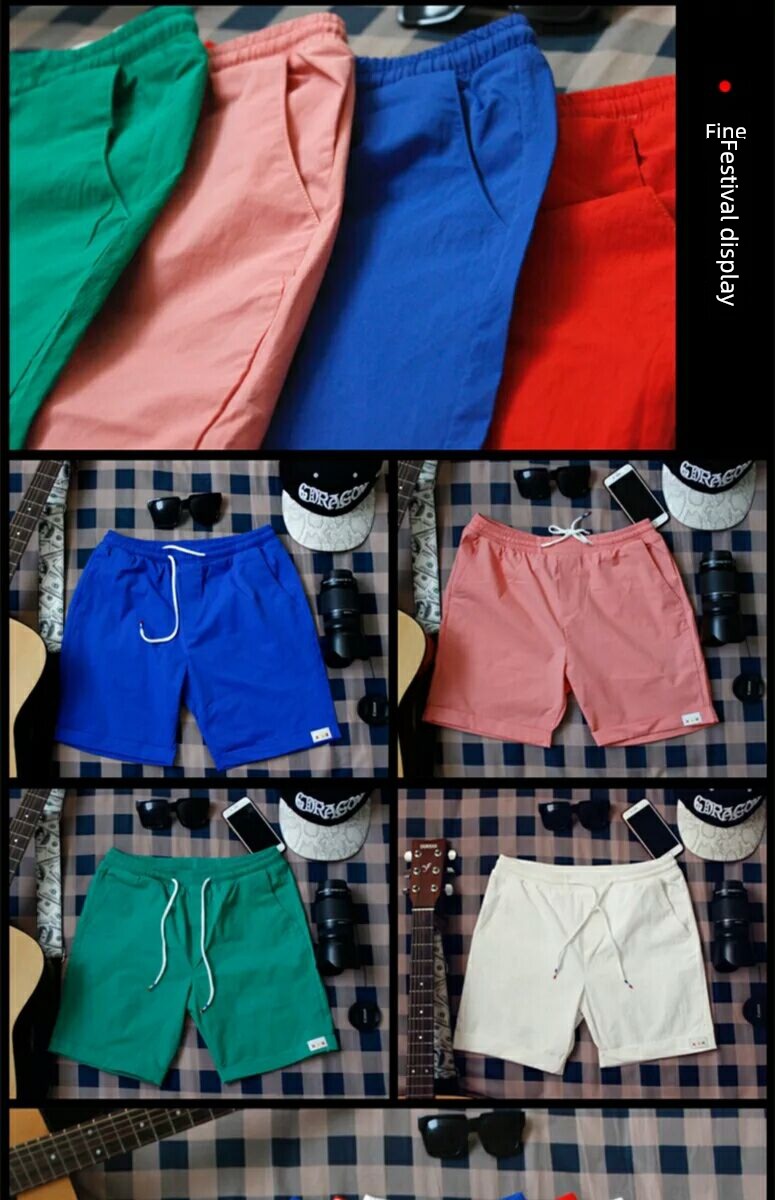Internet celebrity Self-cultivation leisure time Show thin Spirit boy trousers