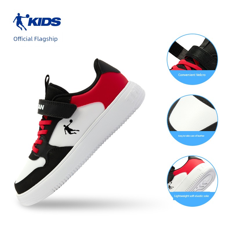Jordan Kidsren's Shoes, Kidsren's Sneakers, Boys' White Shoes, 2026 Autum New Style, Girls' White Soft-Soled Shoes, Sneakers — 4