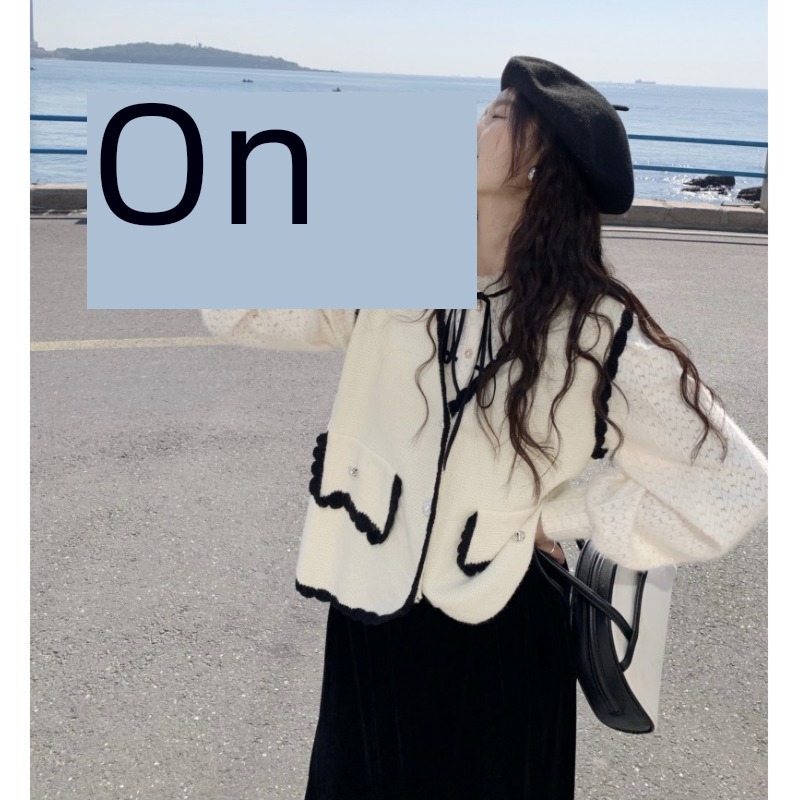 Little fragrance spring ma'am Vest Bomb Street Hot money Cardigan