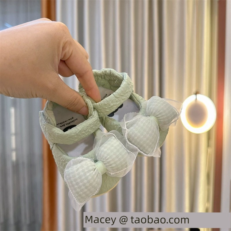 24 New Arrival Spring and Summer Baby Soft Sole Shoes 0-1 Year Old Tight Baby Toddler Flats 6-12 Months Princess Shoes — 4