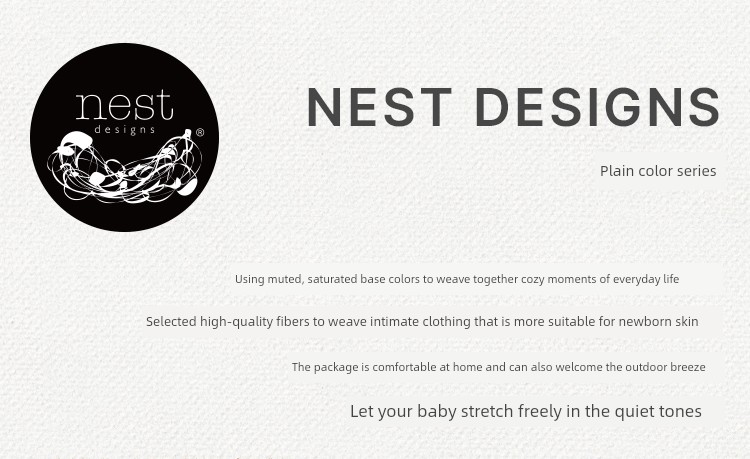 Nest Designs Monk Baby Rompers Short Sleeve — 3
