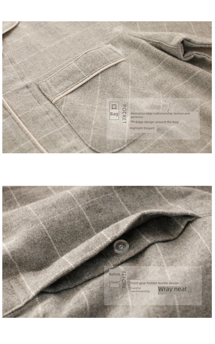 Sleep island female Sanding flannelette easy Big size lovers pajamas