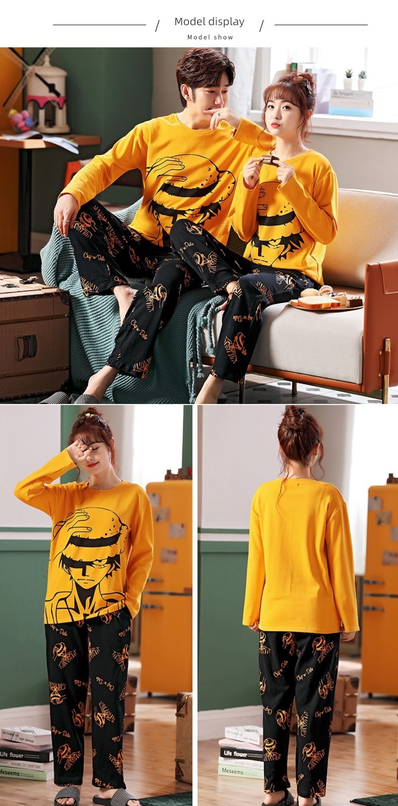 300 Jin men's wear lovers All cotton the fat pajamas