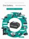 Dayi Electric Wrench A7 Brushless High Torque 2106 Lithium Battery Impact Wind Cannon 6822 Auto Repair Tool