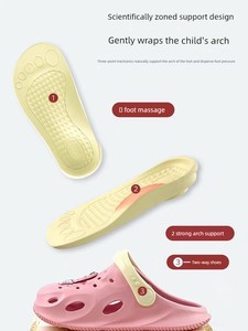 Children's Arch Support Slippers for Flat Feet Correction, Anti-Slip, Suitable for Adults with Flat Feet and Inward-Poin