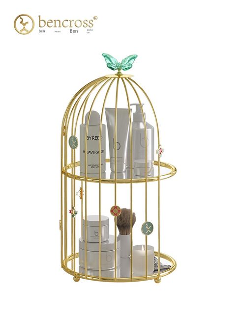 Benxin originally light luxury butterfly bird cage storage rack cosmetics storage rack living room bedroom