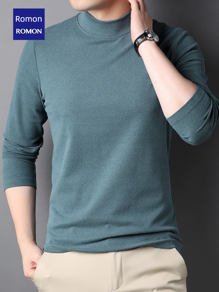 Romon man keep warm Undershirt Sweater Long sleeve T-shirt