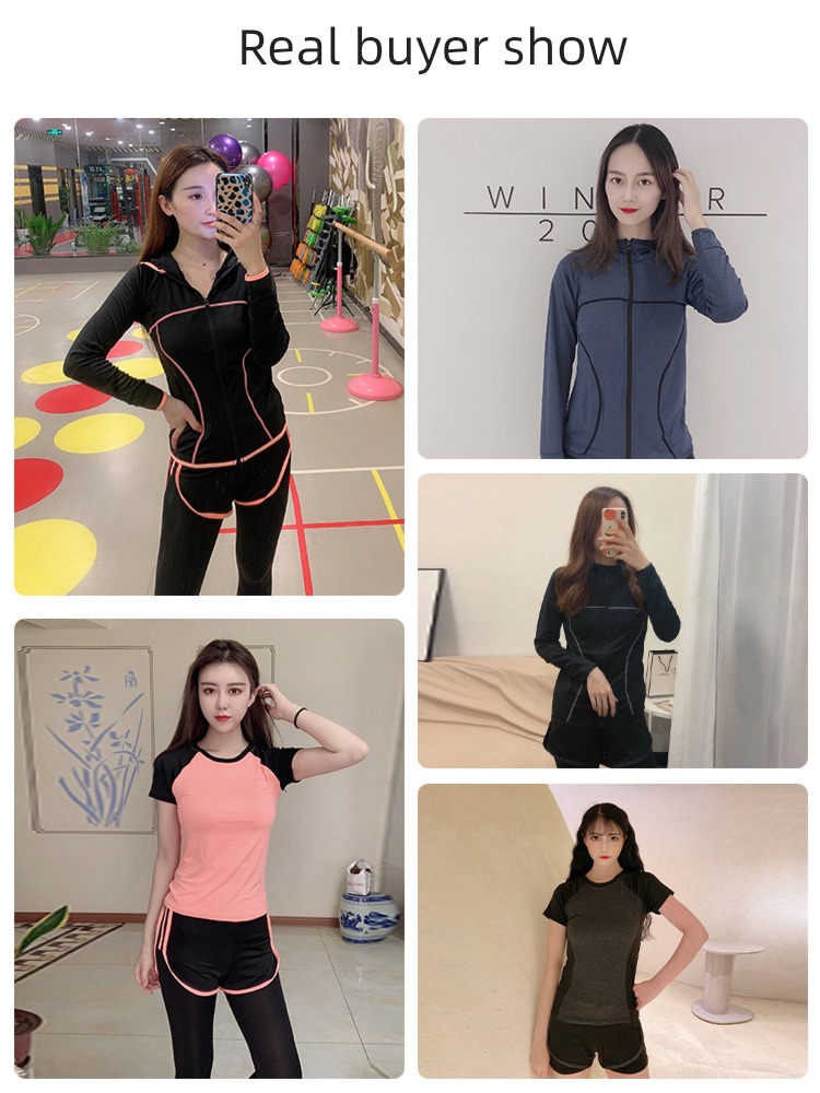 female summer Long sleeve major quick-drying pilates Yoga clothes