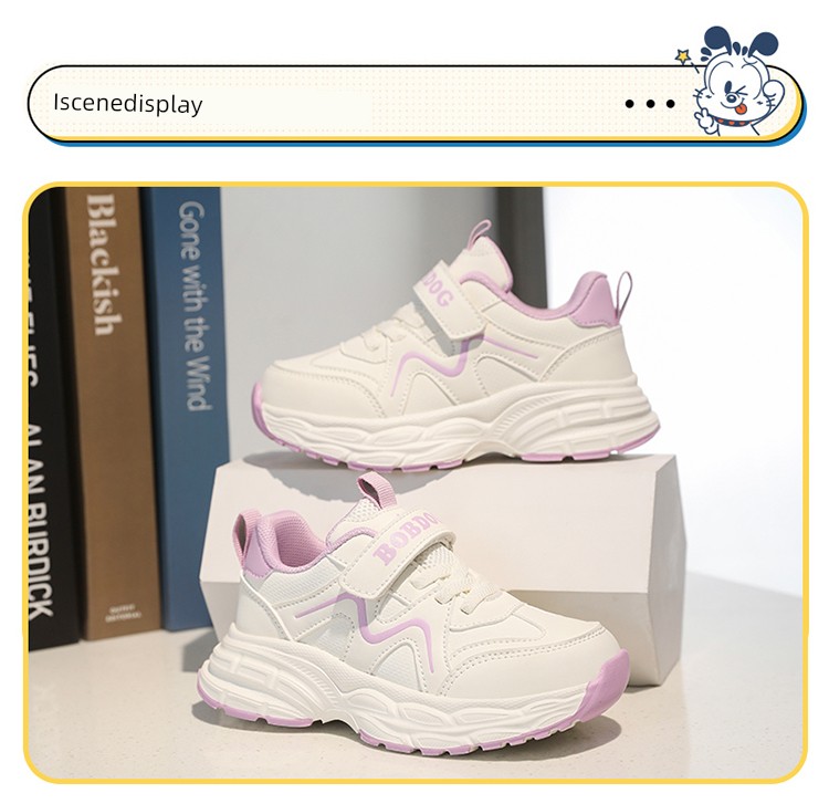 Babudou Boys' Shoes Spring and Summer New Breathable Single Mesh Girls' Shoes Mesh Soft Sole Lightweight Kidsren's Sports Shoes — 9