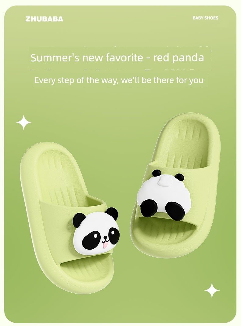 Pig Daddy Kidsren's Slippers for Summer, Baby Indoor Home Use, Non-Slip Soft-Soled Girls' Slippers for Bathing, Suitable for Older Kids — 2