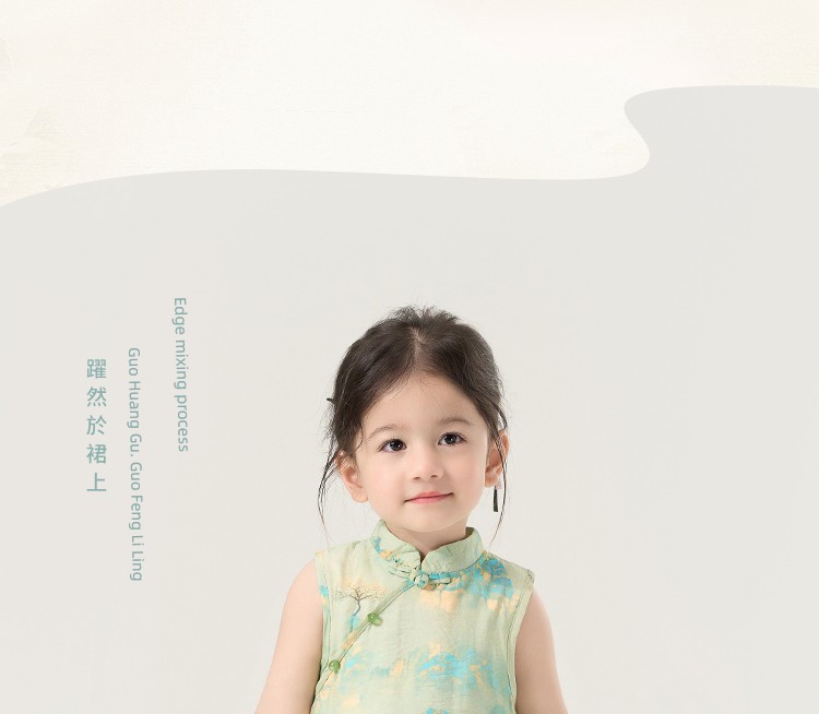 Summer New Chinese Style Kids' Skirt Western Style Baby Girl Han Dynasty — 15