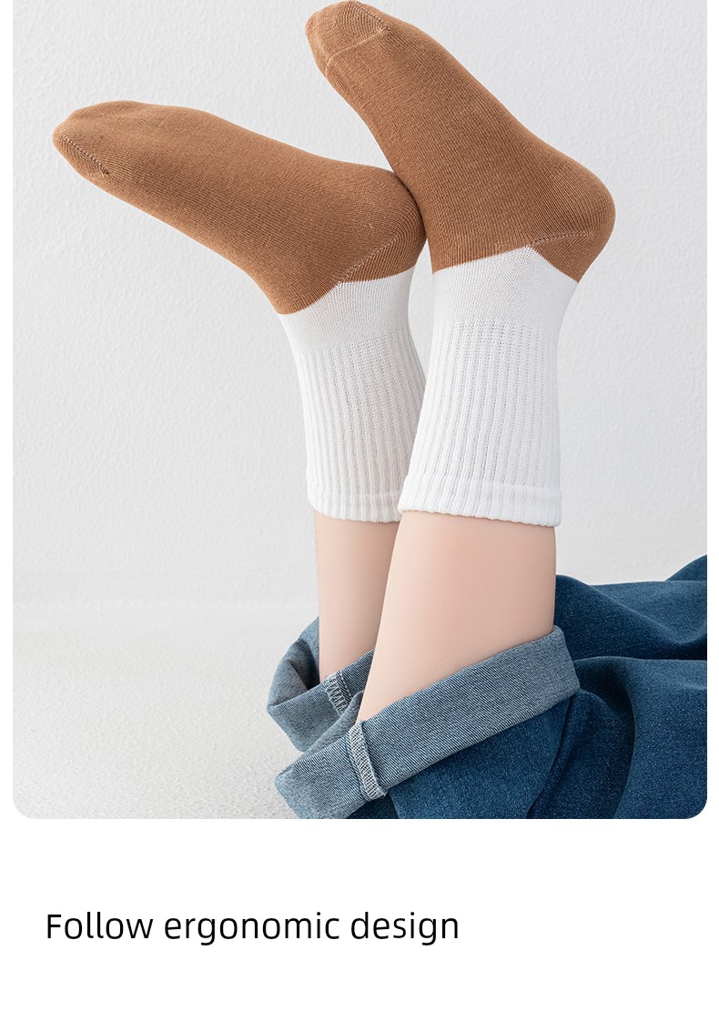 Boys' Student Socks, Pure Cotton, Spring and Autumn Style, Anti-Odor, Sweat-Absorbent, 100% Cotton, Baby White Socks, Teenagers, Girls, Children — 15