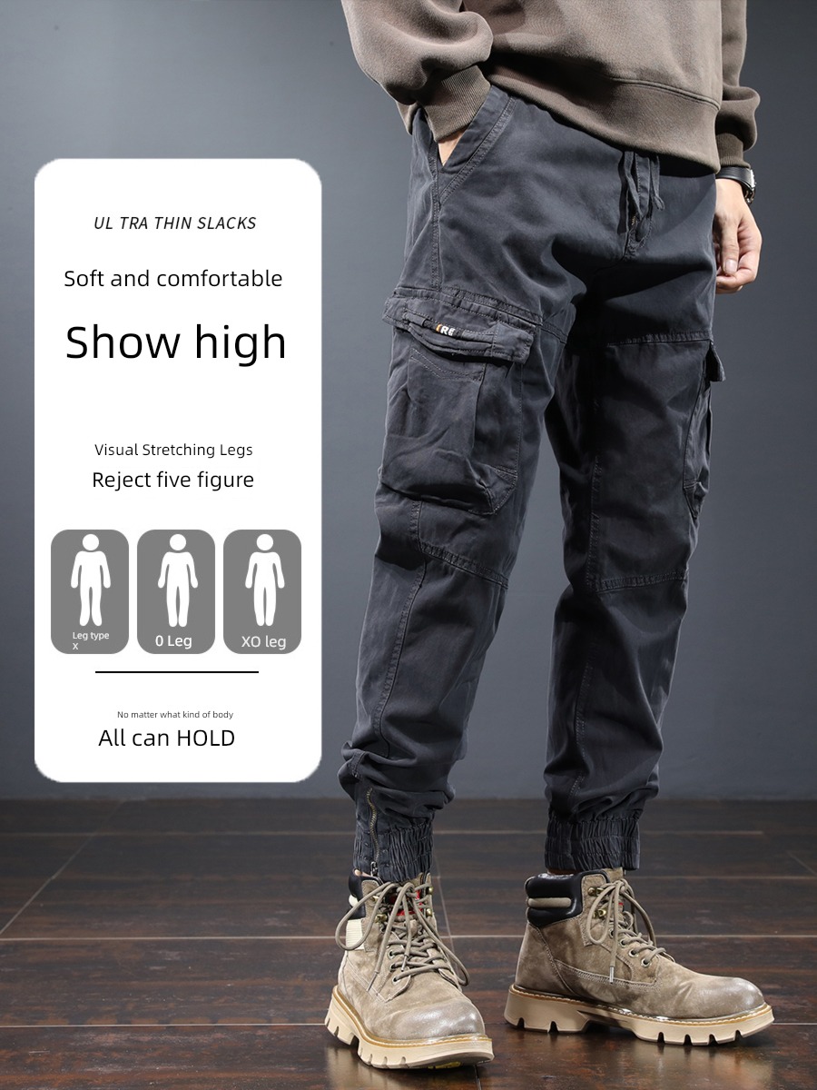 winter Plush easy Tie one's feet leisure time spring and autumn Overalls