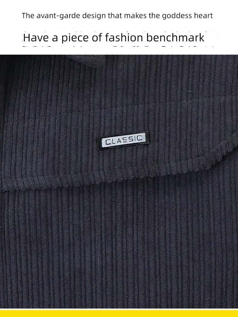 have cash less than that is registered in the accounts Autumn and winter Light luxury Woollen cloth jacket man loose coat