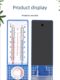 Greenhouse breeding dry and wet thermometer for laboratory temperature and humidity meter high-precision dry and wet bulb temperature and humidity household hygrometer
