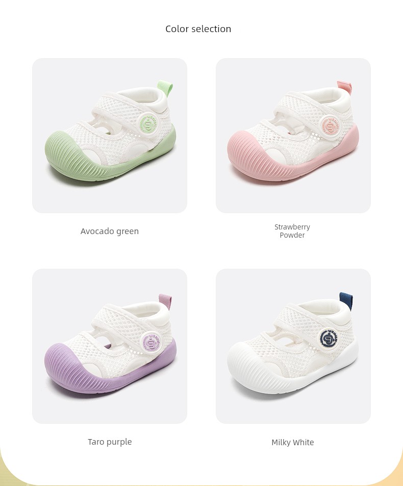 Baby Girl Summer Soft Bottom 3 Years Old Mesh Toddler Shoes — 2