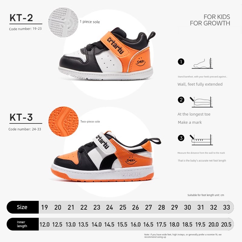 Fall Crtartu Boys and Girls Non Slip Baby Sneakers — 4