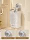 Suction cup wash towel storage box wall-mounted tissue box light luxury high-end bathroom bathroom hanging draw box