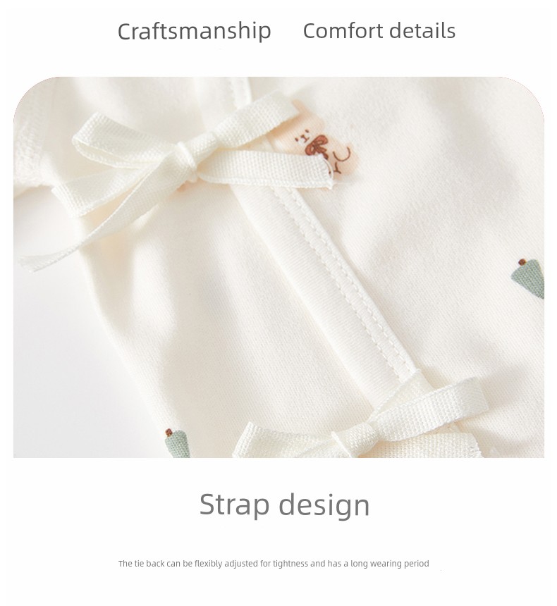 Jq Jingqi Half-Back Shirt for Newborns, Spring and Autumn Clothing, Size 52, Maternity Ward Robe, Newborn Baby Top, Class a — 13