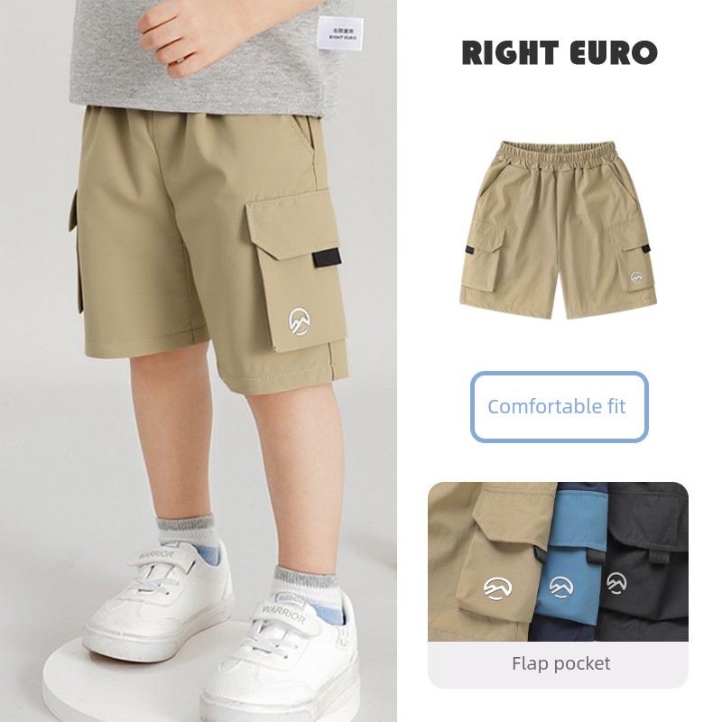 Boys' Shorts 2026 New Summer Style Baby Children's Clothing Pants Thin Summer Children's Outerwear Five-Point Shorts Trendy — 8