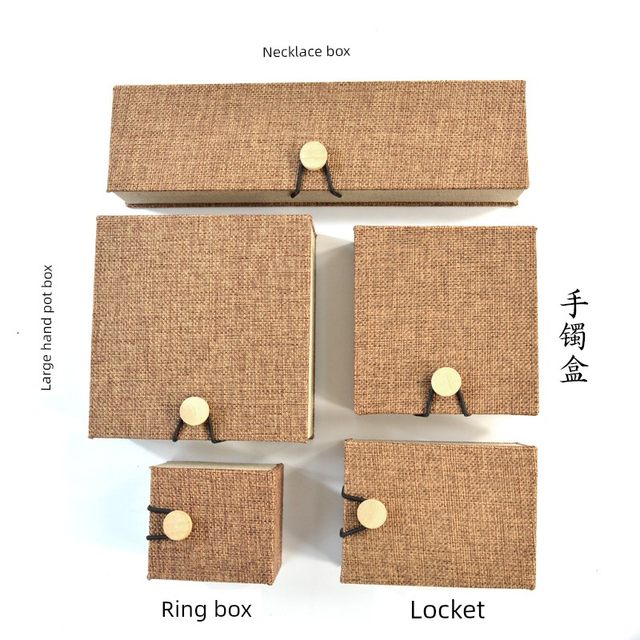 Jewelry Box Jewelry Ornament Storage Box Bracelet Box Bracelet Pendant Jade Necklace Ring Gift Packaging Box Gift Box