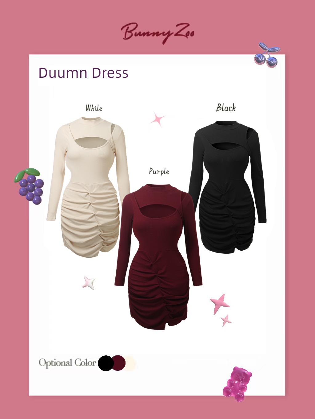 300G manual 96% Cotton clothes new pattern Dress Baizi